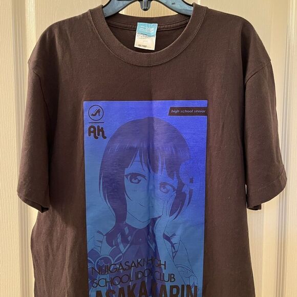 Love Live! Nijigasaki High School Idol Club Karin Asaka Graphic T-Shirt SZ Large - Picture 9 of 13